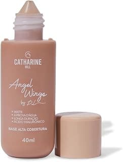 Catharine Hill Base Líquida Alta Cobertura Angel Wings 2022/A5 40ml À Prova D'água Acabamento Matte Vegano Ácido Hialurônico
