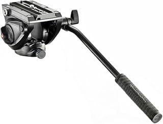 Cabeça de vídeo Manfrotto MVH500AH, compatível com tripés de vários tamanhos, preto