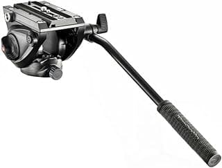 Cabeça de vídeo Manfrotto MVH500AH, compatível com tripés de vários tamanhos, preto