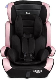 Cadeirinha Cosco Kids, Tour, 9 a 36 Kg, Preto e Rosa