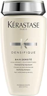 Kérastase Densifique Bain Densité Shampoo, Para Cabelos Finos e Ralos, Aporta Densidade e Volume, com Ácido Hialurônico e Ceramidas, 250ml