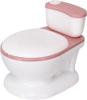 Penico Infantil OHANA BABY Troninho Privadinha Rosa - Desfralde Divertido, Assento Ergonômico, Resistente até 50kg (Rosa)