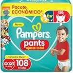Fralda Pampers Pants Ajuste Total Tamanho XXXG,108 Unidades