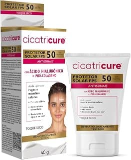 Protetor Solar Cicatricure Antissinais Efeito Matte FPS 50 40g