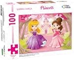 Pais & Filhos | Quebra-Cabeça Infantil Princess 100 Peças | Educativo, Seguro e Divertido | Estimula Coordenação, Concentração e Imaginação