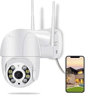 Câmera De Segurança Wi-fi Externa À Prova D'água Full Hd Gira 360 Bivolt