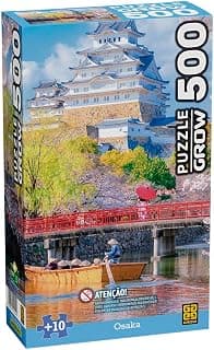 GROW Quebra-Cabeça Osaka 500 Peças, Multicor, 50 x 36.5 cm, 17117