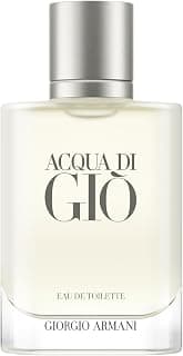 Armani Beauty, Acqua di Giò Eau de Toilette, Giorgio Armani, Perfume Masculino Refilável, Fragrância Cítrica, Aquática e Fresca com Notas de Bergamota, Cedro, Patchouli, Jasmim e Almíscar