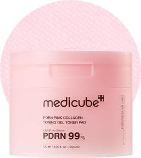 PDRN PINK COLLAGEN TONING GEL TONER PAD