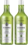 Inoar, Kit Resistance Bambu – Shampoo e Condicionador 1L, Fortalecimento e Crescimento Capilar, Hidratação e Brilho, Para Cabelos Danificados ou Quebradiços