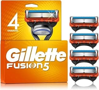Gillette Fusion5 Carga para Aparelho de Barbear com 5 Lâminas - 4 Unidades