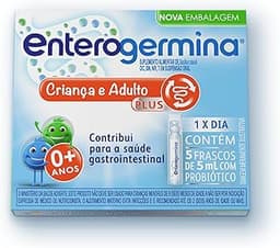 Enterogermina Plus Probiótico, 5 unidades de 5 ml