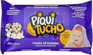 Piquitucho Pratic - Toalhas Umedecidas, 1 Unidade com 48 toalhas